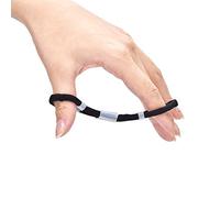 Accessorio per tiro con L'Arco Fingersling Regolabile Imbracatura per Dita per Arco ricurvo Caccia Accessori per tiro con L'Arco Fingersling(M-Nero)