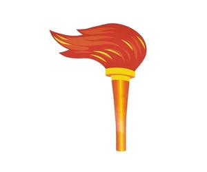 Accessorio per torce gonfiabili - Falso tessuto portatile, giocattolo di performance per feste | Ac cessorio di ingresso da cerimonia olimpica e 40 cm, Toche Dė Scena stampata a colori double face per