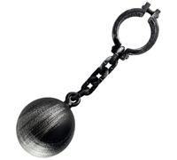 Accessorio per Travestimento di Halloween Ball & Chain - Costume Pirata Prigioniero di Halloween con Catene Spettrali, Divertente Accessorio per Feste, Decorazione Dettagliata per Prigione