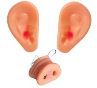 Accessorio per travestimento maschera animale maiale,Naso di maiale orecchie di maiale per Halloween,regali divertenti per bambini, costume di Halloween