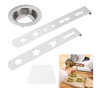 Accessorio per tritacarne a spruzzo, accessorio adatto per tritacarne Westmark, perfetto per cuocere, 8 forme, taglierina supplementare in plastica.