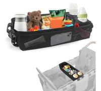 Accessorio Per Vassoio Snack Per Passeggino - Organizer Da Viaggio Per Bambini | Adattatore A Sgancio Rapido Per Seggiolino Auto Antiscivolo Per Parchi Commerciali Viaggi Su Strada Carrello Da Golf Pe