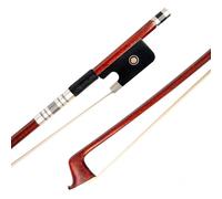 Accessorio Per Violini Archetto Ibrido Avanzato In Pernambuco Con Anima In Fibra Di Carbonio Nasello In Ebano Crine Di Cavallo Naturale Per Violino/viola/contrabbasso(VIOLA Bow)