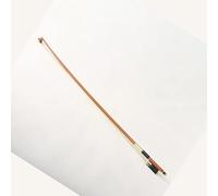 Accessorio Per Violini Archetto Per Violino Pernambuco 4/4 Di Alta Qualità Bacchetta Rotonda Con Nasetto In Ebano Massello E Scivolo In Abalone Colorato