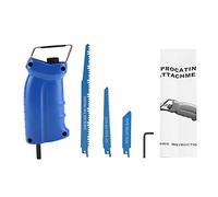 Accessorio portatile multifunzione per a reciprocità, compatibile con trapani elettrici e utensili a batteria, fornito con 3 lame da per il taglio del legno, la potatura