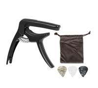 Accessorio portatile per capotasto per chitarra con supporto | Estrattore per perni del ponte per lezioni, prove, spettacoli sul palco, viaggi e cambi corde, morsetto a molla