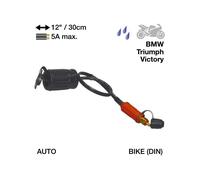 ACCESSORIO PRESA AUTO TECMATE OPTIMATE O16 SAE86