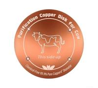 Accessorio Rame Vasca Esterna per Bestiame(Cows) | Rame , resistenza erosione, per ideale uccelli, 10cm diametro, design compatto