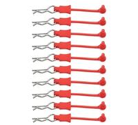 Accessorio Ricambio RC Per Arrma 1/7 1/8 10 Pz Corpo Clip Di Fermo Borsette Post Colonna Montaggio Pinze Parti Piegato Flessibile R Spilli Ricambio Modelli Giocattoli(Red)