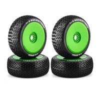 Accessorio Ricambio RC Per Arrma Per Traxxas Per Redcat Per Team Per Losi Per Kyosho VRX Per HPI Per HSP Per Racing 1/8 RC Per Buggy Tire Wheel Hex(Green)