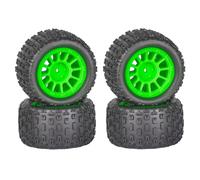 Accessorio Ricambio RC Per ARRMA Per TYPHON Per GROM Per GRANITE 1/18 4 Pezzi Mozzo Ruota Pneumatici RC Auto Parti Di Aggiornamento Epair Modelli Giocattoli Ricambio(Green)