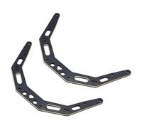 Accessorio Ricambio RC Per Axial Ax24 1/24 Rc Parti Automobili Ottone Nero Piastra Paramotore Trave Telaio Laterale Rotaie Anteriore Posteriore Corpo Post Monti(Rails)