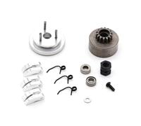 Accessorio Ricambio RC Per Hpi Per Hsp Traxxa 1/8 14T Campana Frizione E Volano Set Rc Auto Aggiornamento Ricambio Modifica Parti Riparazione Modelli Giocattolo(Silver)