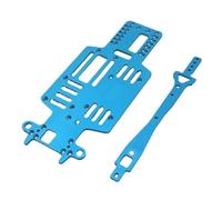 Accessorio Ricambio RC Per Mini-Q 1/28 Rc Parti Aggiornamento Per Auto 2 Pezzi Piastra Base In Metallo Multi Per Passo Lastra Decorativa Ricambio Secondo Piano(Blue)