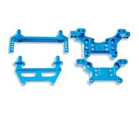 Accessorio Ricambio RC Per MJX Per Hyper Go 1/16 16208 16209 16210 H16 H16BM Metallo Anteriore Posteriore Pilastri Del Corpo Aggiornamento Ammortizzatore Torre Kit Anteriore Telaio Posteriore