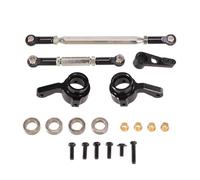 Accessorio Ricambio RC Per MN 1/12 Per MN168 Per MN82 Per MN78 D90 D91 D96 Per MN99S Asta Dello Sterzo In Metallo Servo Braccio Tazza Dello Sterzo Accessori Per Auto Di Controllo Remoto(Black)