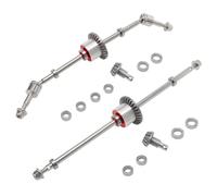 Accessorio Ricambio RC Per MN Per MN128 MN86 G500 Modello 1/12 Accessori Per Asse Anteriore Posteriore In Metallo Cuscinetti Per Veicoli Completi RC Auto(A set of shafts)