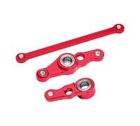Accessorio Ricambio RC Per Tamiya Df01 Manta Per Ray 7075 Gruppo Sterzo In Lega Con Cuscinetti Aggiornamento Parti Di Riparazione Decorativi Modelli Giocattolo Ricambio(Red)