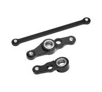 Accessorio Ricambio RC Per Tamiya Df01 Manta Per Ray 7075 Gruppo Sterzo In Lega Con Cuscinetti Aggiornamento Parti Di Riparazione Decorativi Modelli Giocattolo Ricambio(Black)