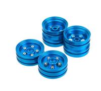 Accessorio Ricambio RC Per Tamiya Grasshopper Per Hornet Frog Per Buggy Champ Per Fast Attack Per Buggy Mozzo Ruota In Alluminio Set RC Aggiornamento(Blue)