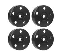 Accessorio Ricambio RC Per Tamiya Per Super ClodBuster Bullhead Ruota In Alluminio Adattatori Per Mozzi Esagonali Aggiornamenti RC Sostituisci Le Parti(Black)