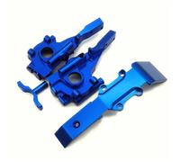 Accessorio Ricambio RC Per Traxxas Per Mini Per E-Revo Per Slash Per Summit 7030X 7043 7037 1/16 Scatola Ingranaggi Paratia Anteriore In Alluminio E Piastra Paramotore(Blue)