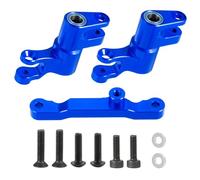 Accessorio Ricambio RC Per Traxxas Per Mini Per Maxx 2S 1/16 Kit Montaggio Sterzo In Lega Di Alluminio RC Auto Parti Aggiornamento Modelli Giocattoli Di Ricambio Decorativi(Blue)