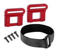 Accessorio Ricambio RC Per Traxxas Per Sledge Per MAXX Per Slash 6S 1/8 Supporto In Metallo Montaggio Per Tenere Premuto Fermo Con Cinghia RC Auto Parti Di Aggiornamento(Red)