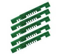 Accessorio Riduttore Ingresso Apiario 19 X 3 Cm Polimero Verde Confezione da 5, Pannello Controllo Ingresso con Asola per Accesso Ordinato alla Colonia e Manutenzione ' Apiario