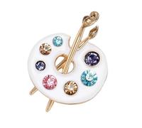 Accessorio Spilla Arte smaltata e Spilla Accessori per eventi quotidiani o a piastra artistica per abbigliamento