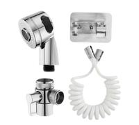Accessorio spruzzatore per lavello, set di tubi con testa spruzzatore per bagno - set di adattatori per tubo e soffione per WC per animali domestici lavanderia bagno e