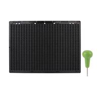 Accessorio stilo per lavagna per scrittura Braille portatile 27 linee 30 celle, kit Braille in plastica stilo, foglio di attività Braille per l'educazione dei non vedenti