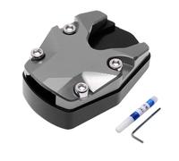 Accessorio supporto piastra antiaffondamento - Moto | Il piede con struttura robusta e finitura opaca dalla finitura per la piastra di supporto aiuta a parcheggiare l'attività di parcheggio de