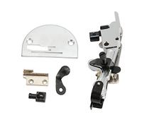 Accessorio tagliatore laterale per macchina da cucire, accessori industriali per il taglio laterale delle macchine da cucire, rifilatore a giunto piatto in metallo con taglio di