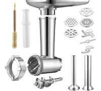 Accessorio Tritacarne, Compatibile Con Kenwood Chef/Chef XL, KVC, KVL, KMix I Robot Da Cucina - Tritacarne In Acciaio Inox For Impieghi Gravosi