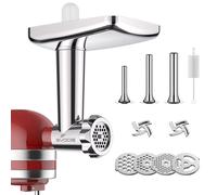 Accessorio Tritacarne per Kitchenaid; Incluso Riempimento Salsicce; Perfetto Acc