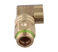 Accessorio ugello a connessione rapida in rame con curva a 90 gradi per spruzzatura agricola, supportando un'efficace distribuzione dei fluidi e integrazione del sistema (22 x 1,5)