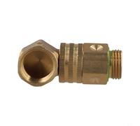 Accessorio ugello a innesto rapido in rame con curva a 90 gradi per spruzzatura agricola, supportando un'efficace distribuzione dei fluidi e integrazione del sistema (4 punti)