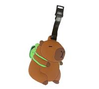 Accessorio unico per borsa a forma di animale, comodo e portatile, etichetta in PVC, abbellimento identificativo per bagagli per uso quotidiano