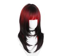 Accessorio unico per capelli a tema anime, per Halloween, mostra un piccolo viso verso est per abbinare i capelli colorati, parrucche resistenti al calore
