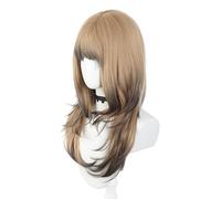 Accessorio unico per capelli a tema anime, per Halloween, mostra un piccolo viso verso est per abbinare i capelli colorati, parrucche resistenti al calore