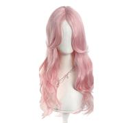 Accessorio unico per capelli a tema anime, per Halloween, mostra un piccolo viso verso est per abbinare i capelli colorati, parrucche resistenti al calore