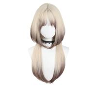 Accessorio unico per capelli a tema anime, per Halloween, mostra un piccolo viso verso est per abbinare i capelli colorati, parrucche resistenti al calore