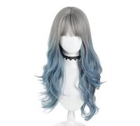 Accessorio unico per capelli a tema anime, per Halloween, mostra un piccolo viso verso est per abbinare i capelli colorati, parrucche resistenti al calore