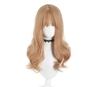 Accessorio unico per capelli a tema anime, per Halloween, mostra un piccolo viso verso est per abbinare i capelli colorati, parrucche resistenti al calore