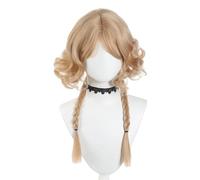 Accessorio unico per capelli a tema anime, per Halloween, mostra un piccolo viso verso est per abbinare i capelli colorati, parrucche resistenti al calore