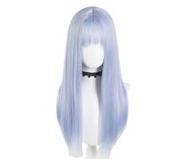 Accessorio unico per capelli a tema anime, per Halloween, mostra un piccolo viso verso est per abbinare i capelli colorati, parrucche resistenti al calore