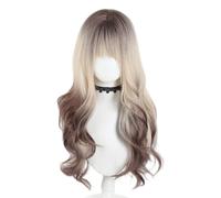 Accessorio unico per capelli a tema anime, per Halloween, mostra un piccolo viso verso est per abbinare i capelli colorati, parrucche resistenti al calore