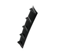 Accessorio Universale Per Paraurti Posteriore Auto Per A3 8P, A4 B8, A5, A6, A8, Q3 - Diffusore/Spoiler A Pinne Di Squalo (5/7 Pinne)(Glossy Black for M)