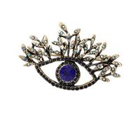 Accessorio versatile Evil Eyes per borse, giacche, cappelli, strass, in lega di zinco, gioielli gotici, accessori di abbigliamento, gioielli alla moda, strass, Taglia unica, come descritto